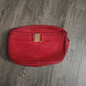 AUTHENTIC Salvatore Ferragamo Red Crossbody Bag